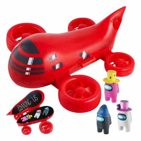 AMONG US AIRSHIP PLAYSET + 3 EXCLUSIVE CREWMATES (S2)